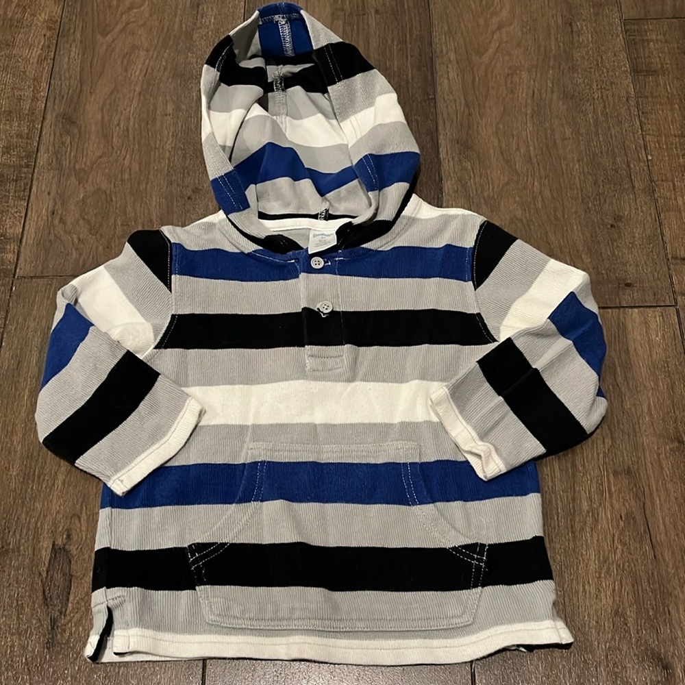 Gymboree striped hooded sweater. Size 2T